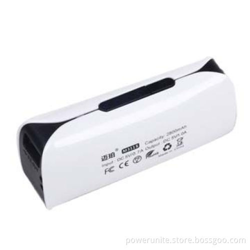 Fashionable Design Power Bank with 2,800mAh Capacity, LED Torch